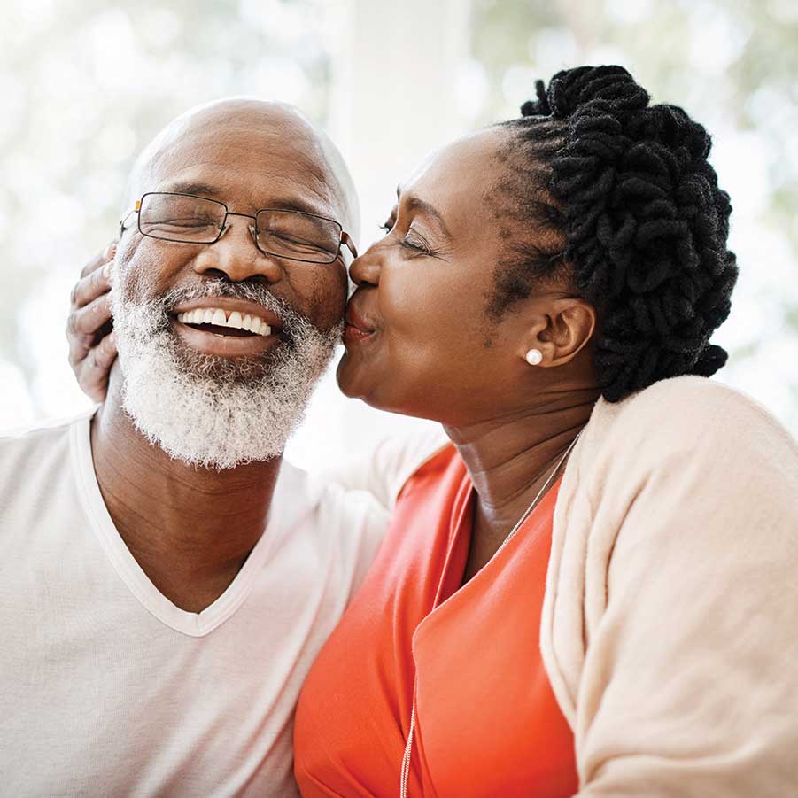 Elderly couple